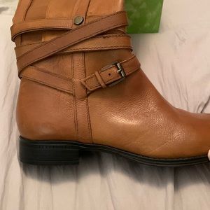 Below the knee zip up boots. Never worn, perfect condition. From Nordstrom